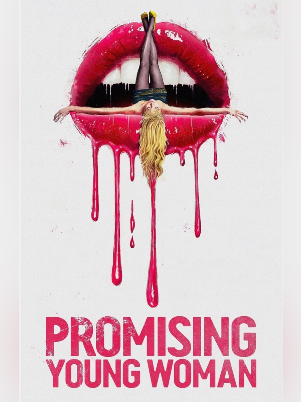 Promising Young Woman Lipstick Poster Print
